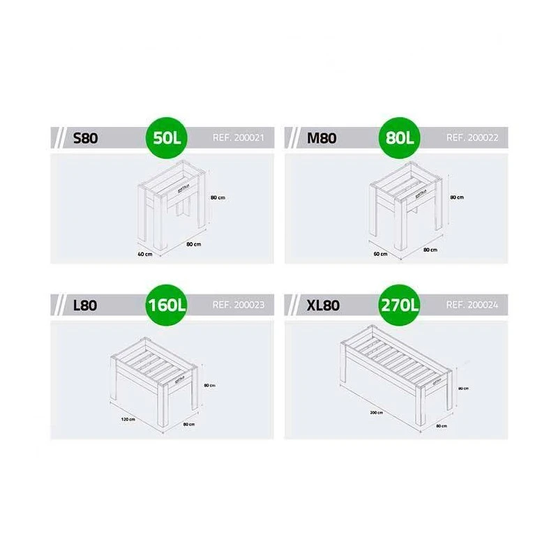 Huerto Urbano Garden Brico S80 PACK 3 Huerto Urbano Garden Brico S80 PACK - Imagen 3