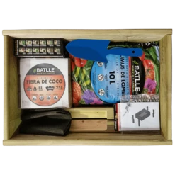 Huerto Urbano LEO Kit PACK, Sustrato Y Semillas De Plantas Aromáticas -Jardín Y Exteriores kit huerto urbano leo 2